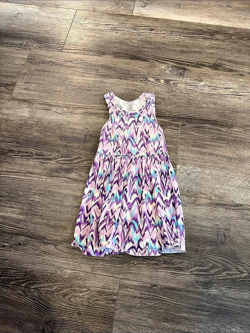 Love Girl Girls' Abstract Print Sleeveless Dress